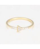 Bague Phie Diamants 0.04 ct or jaune