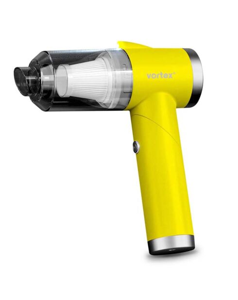 Aspirateur à main sans fil jaune