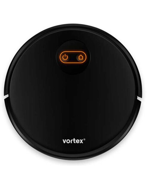 Aspirateur robot 2-en-1 connecté & intelligent noir