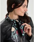 Blouson en Cuir d'Agneau Mareka noir