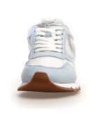 Sneakers en Cuir Julia blanc/bleu ciel