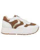 Sneakers en Cuir Maran blanc/marron