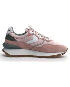 Sneakers en Cuir Qwark roses
