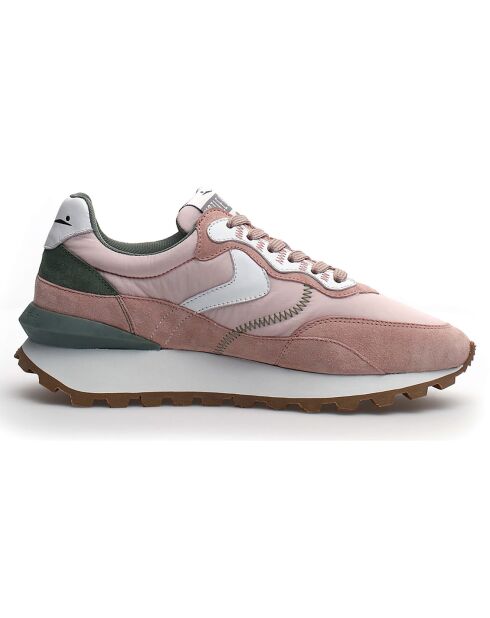 Sneakers en Cuir Qwark roses