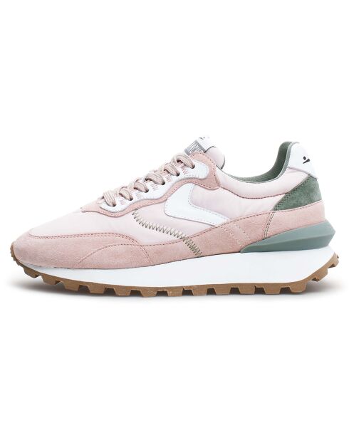 Sneakers en Cuir Qwark roses