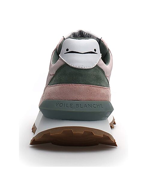 Sneakers en Cuir Qwark roses