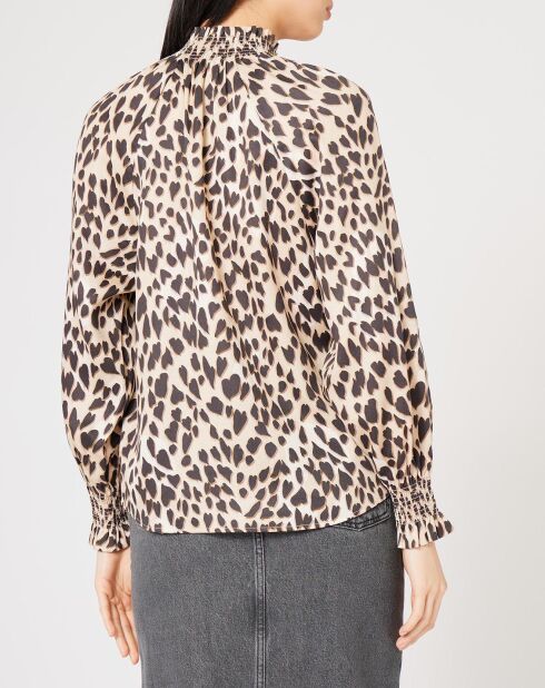 Blouse Panthère Coeur léopard