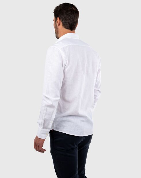 Chemise en Lin & Coton blanche