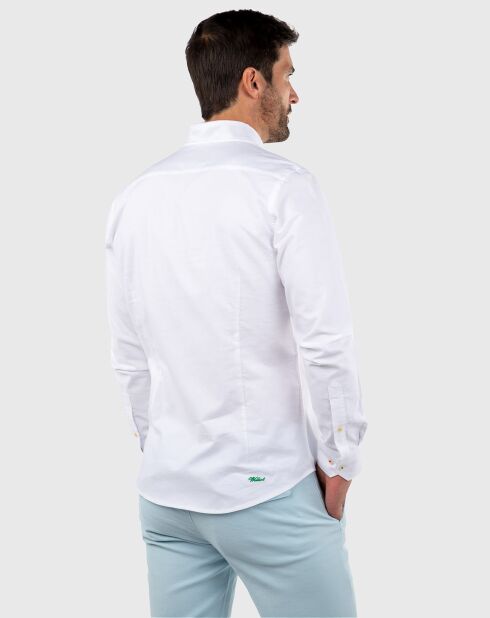 Chemise slim Oxford  blanche