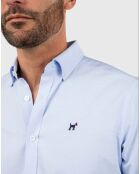 Chemise slim Oxford bleu ciel