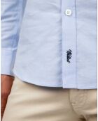 Chemise slim Oxford bleu ciel