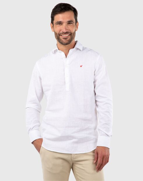 Chemise 100% Lin blanche