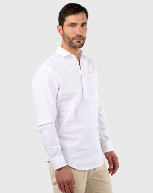 Chemise 100% Lin blanche