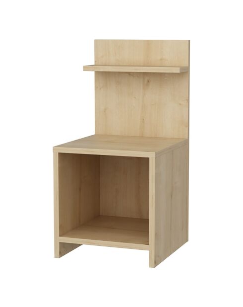 Ullman Nachttisch aus Eichenholz - 35,6 x 37,4 x 72 cm