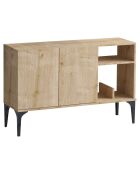 Console Oscar Dec0073 chêne saphir noire - 120x80x40 cm