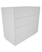 Buffet Lignes blanc - 90x45x81.6 cm