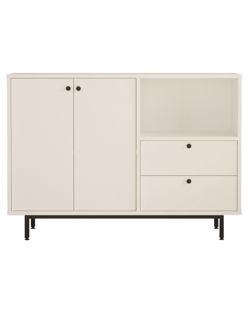 Armoire multi-usages RE2-W blanche - 88x85x35.5 cm