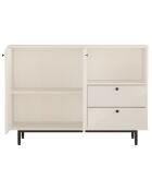 Armoire multi-usages RE2-W blanche - 88x85x35.5 cm