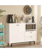 Armoire multi-usages RE2-W blanche - 88x85x35.5 cm