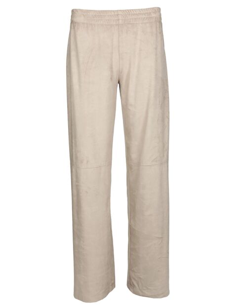 Pantalon en Suédine Lou sable