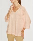 T-Shirt 100% Lin Essential blush