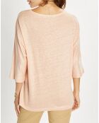 T-Shirt 100% Lin Essential blush