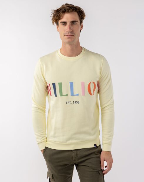 Sweat Williot Chest Multicolore Crème