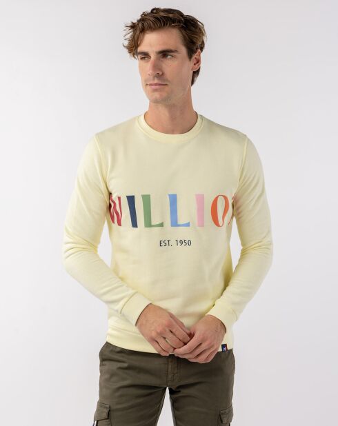 Sweat Williot Chest Multicolore Crème