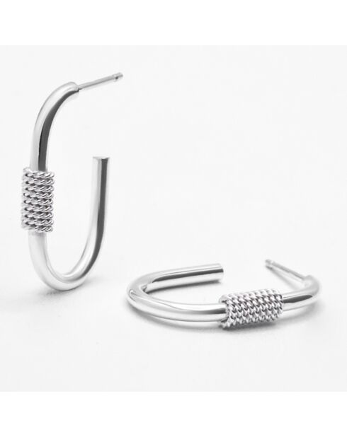 Boucle d'oreilles en Argent