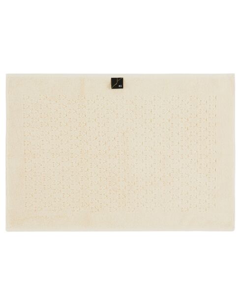 Tapis de bain K3 logo crème