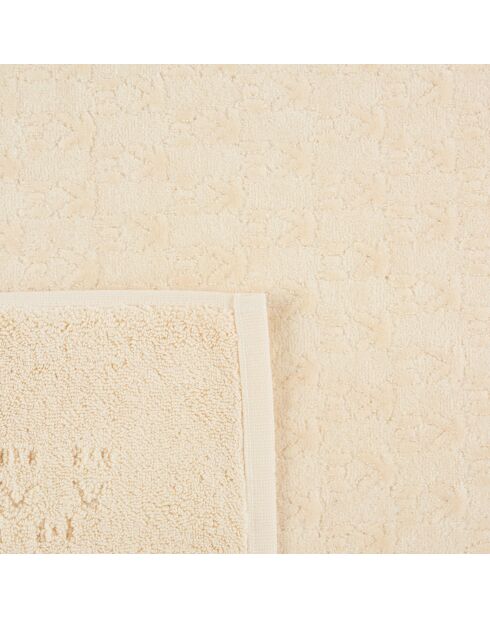 Tapis de bain K3 logo crème