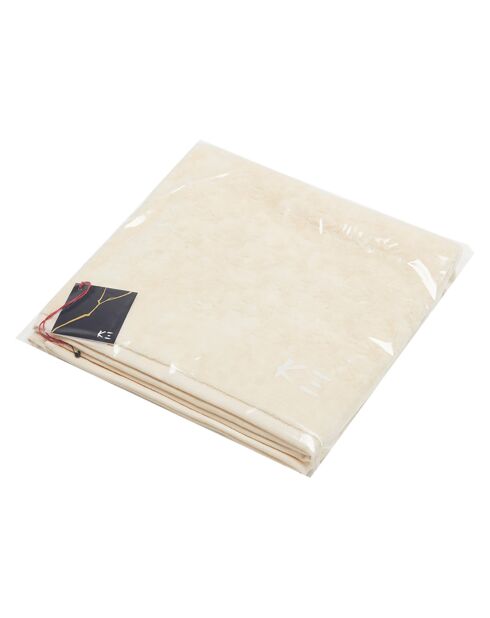 Tapis de bain K3 logo crème