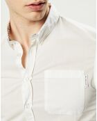 Chemise regular Earl blanche