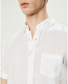 Chemise regular 100% Lin Efe blanche