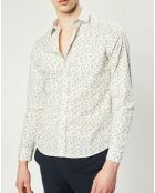 Chemise casual en Popeline Nala imprimée blanc/multicolore