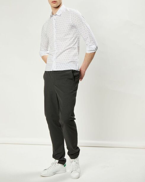 Chemise regular Dexter blanche