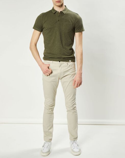 Pantalon slim Loumi beige