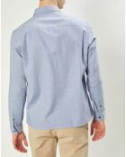 Chemise en Popeline Telo imprimée ciel