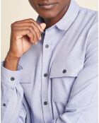 Chemise en Popeline Telo imprimée ciel