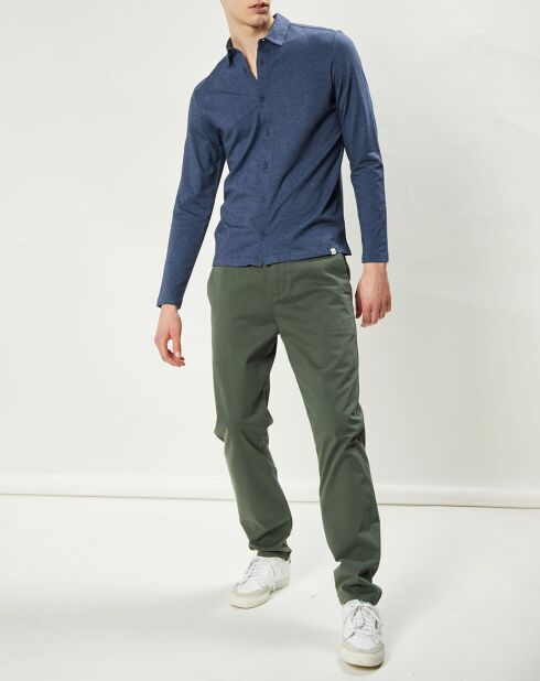 Chemise en Jersey Fulvio chambray