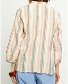 Chemise Leandre rayée rose