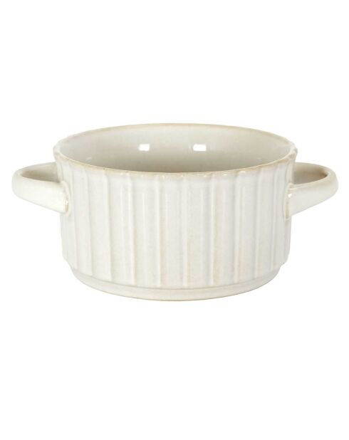 Bol à soupe vlora beige - 13.5x7x13.5 cm