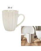 2 mugs vlora beiges - 8.2x4.4x8.2 cm