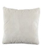 Coussin flanelle blanc - 40x6x40 cm
