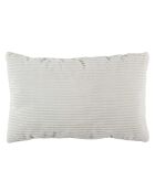 Coussin flanelle blanc - 30x6x50 cm