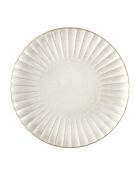 Assiette de présentation vlora beige - 32x3.5x32 cm