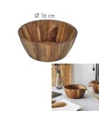 Bol acacia marron - 16x7.7x16 cm