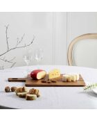 Planche acacia marron - 45x25 cm