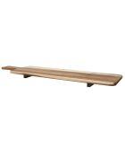 Planche en acacia marron - 60x19 cm