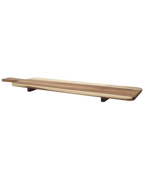 Planche en acacia marron - 60x19 cm